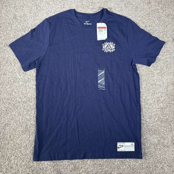 Nike Giannis Premium T-Shirt Basketball Short Sleeve Large Blue New DR7619-498 - Picture 2 of 8